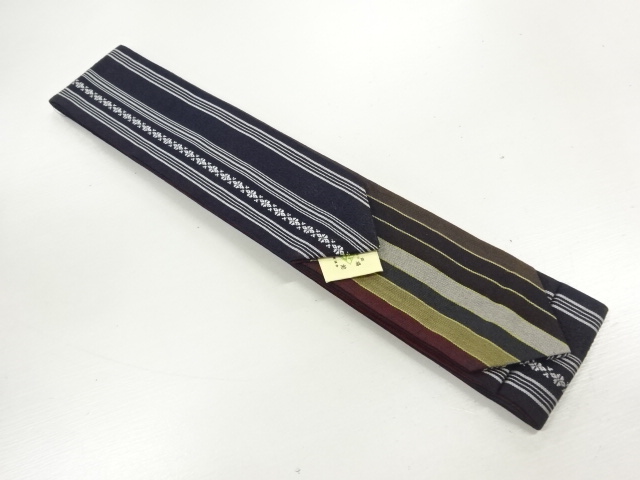 JAPANESE KIMONO FOR MEN / SHITA-OBI / CHIKUZEN HAKATA 